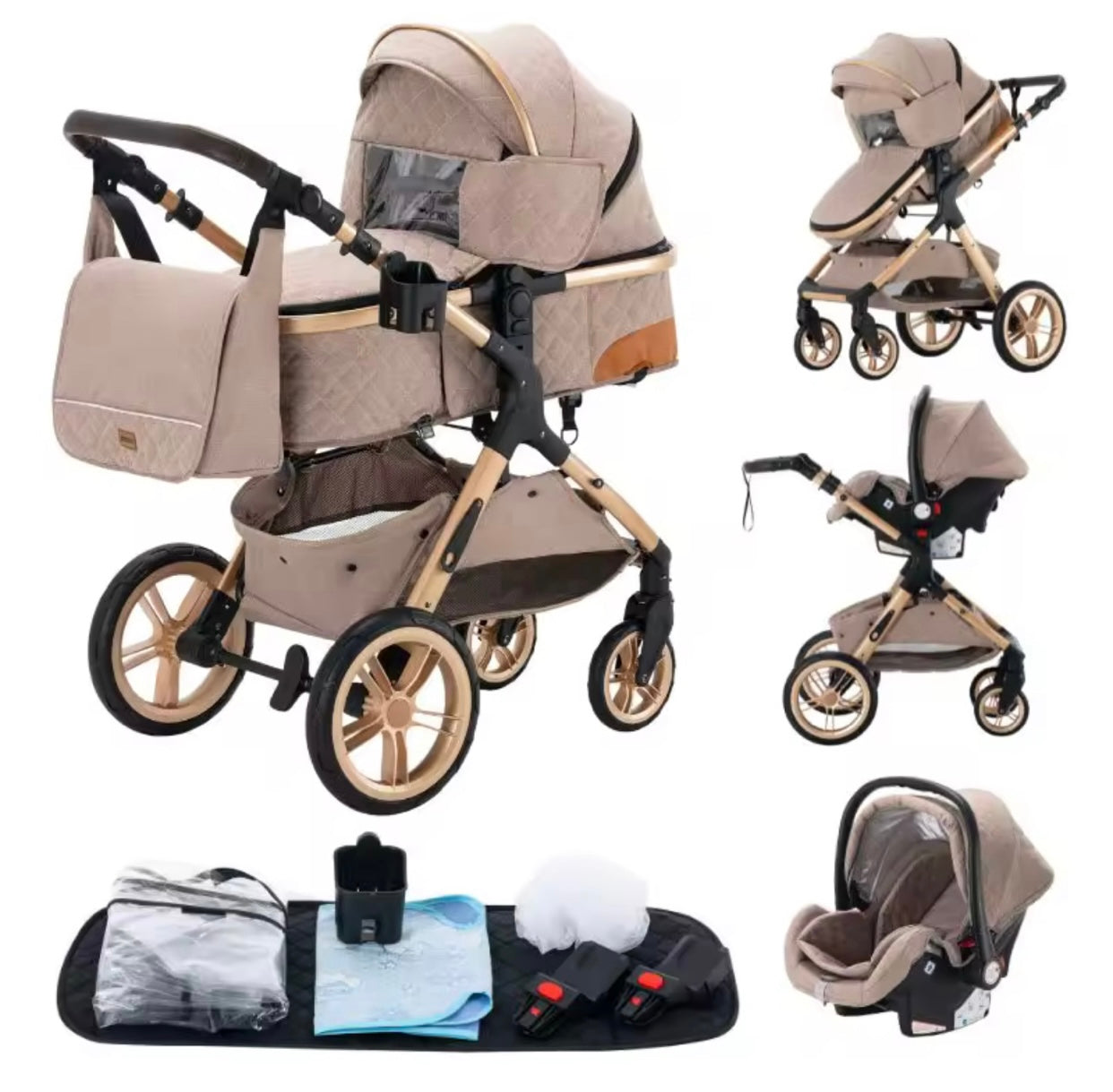 Poussette 3 en 1